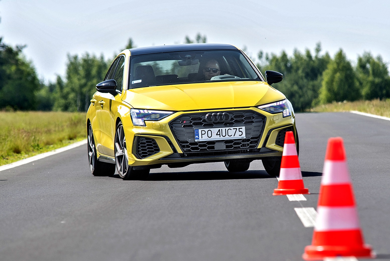 2021 Audi S3 Sportback - slalom