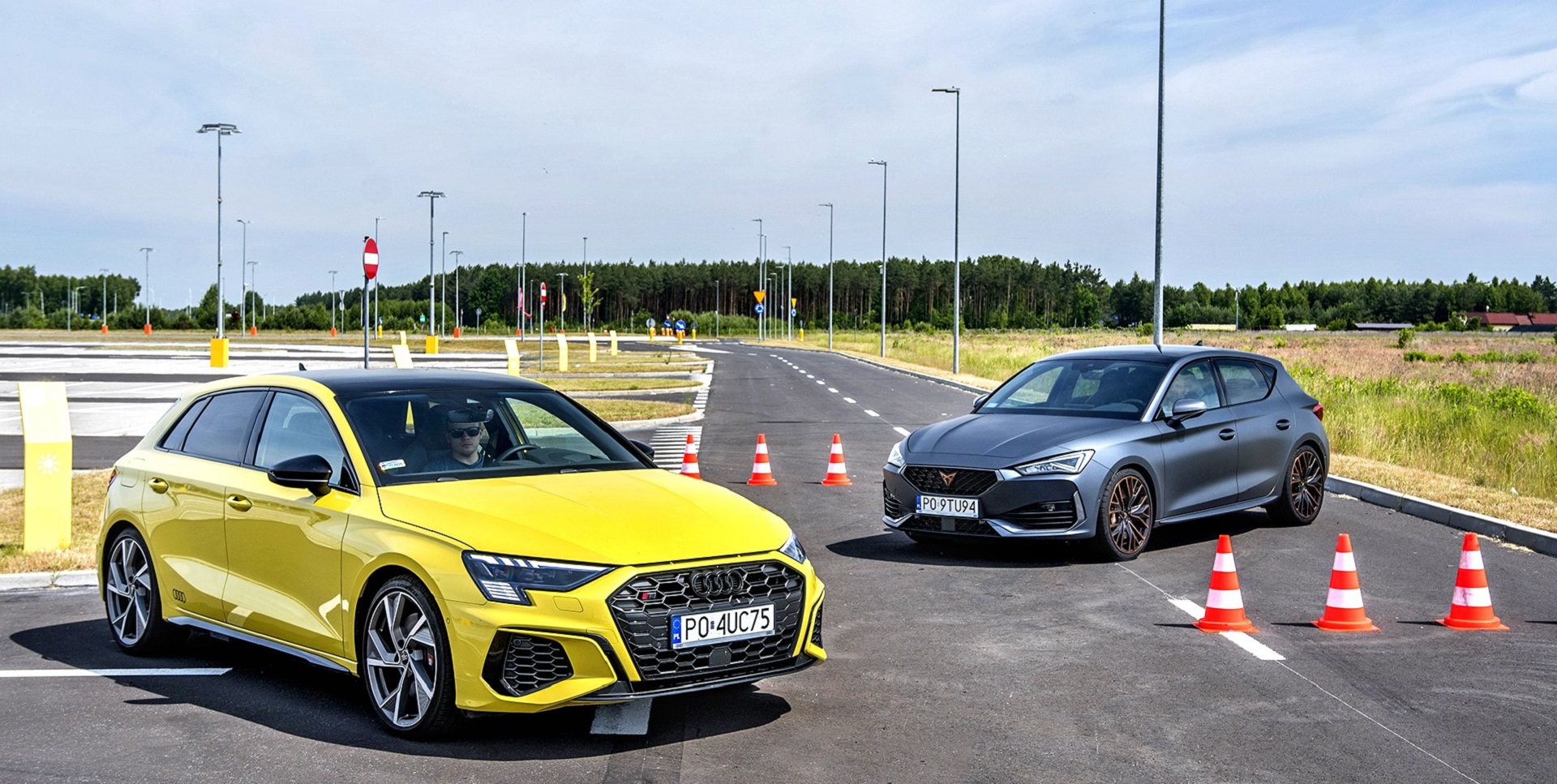 Audi S3 kontra Cupra Leon - przód