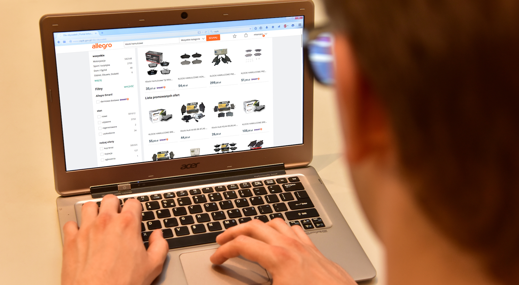 przegladanie ogloszen na allero