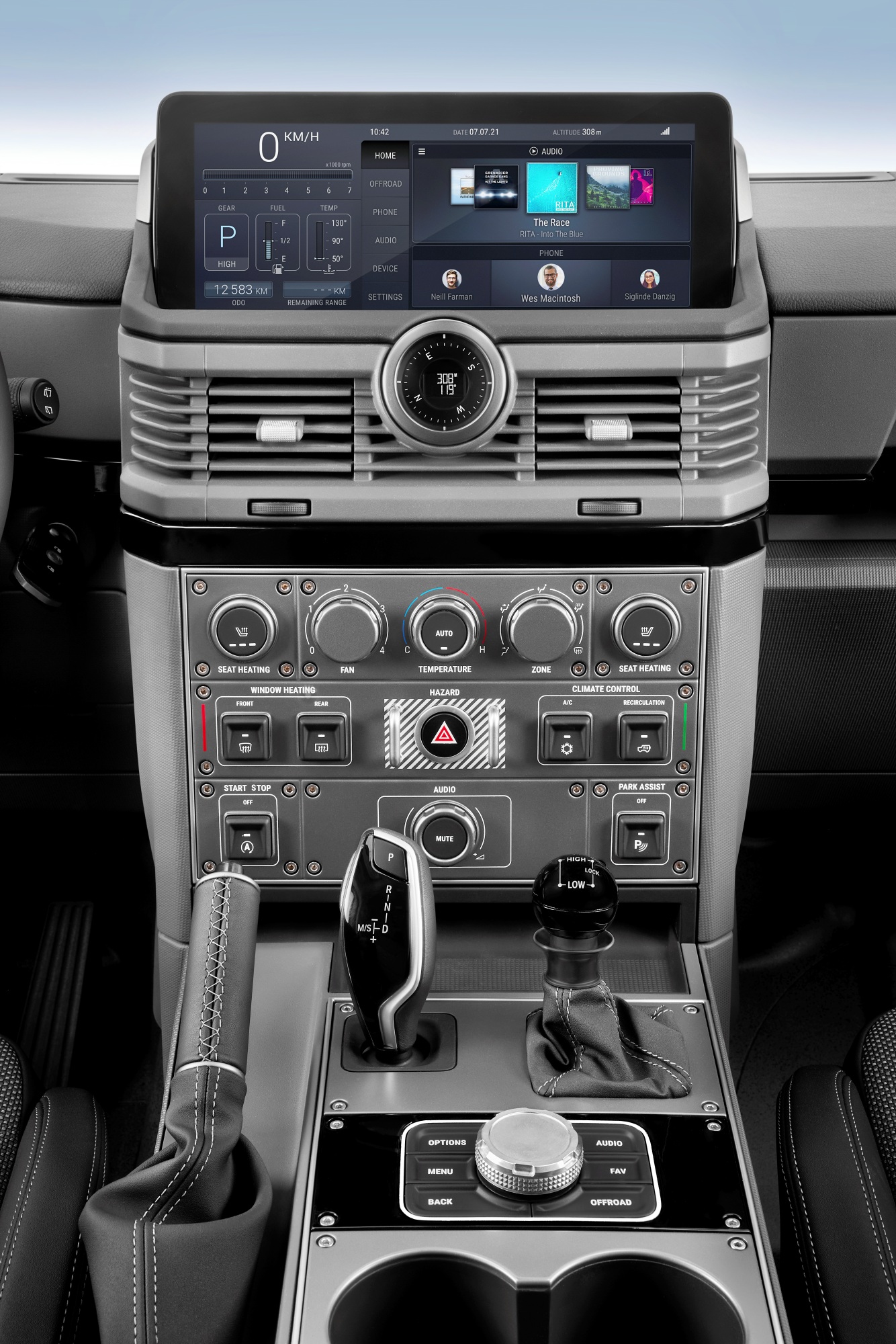 Ineos Grenadier konsola