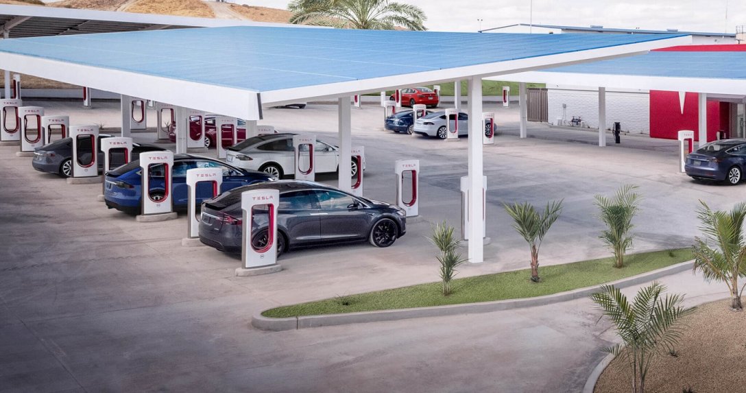 Tesla – punkt ładowania samochodów