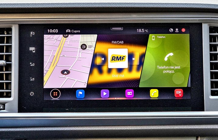 Cupra Ateca - system multimedialny