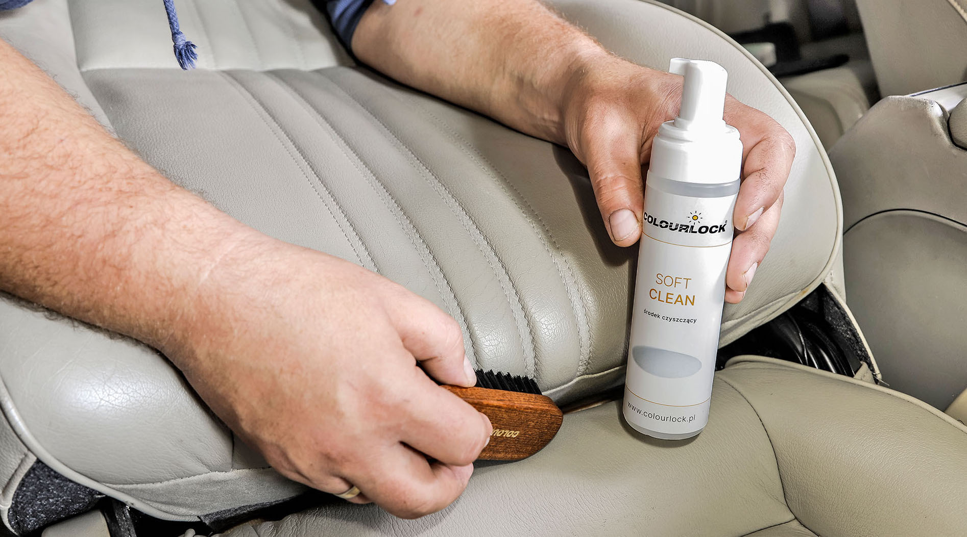 Próba działania preparatu czyszczącego