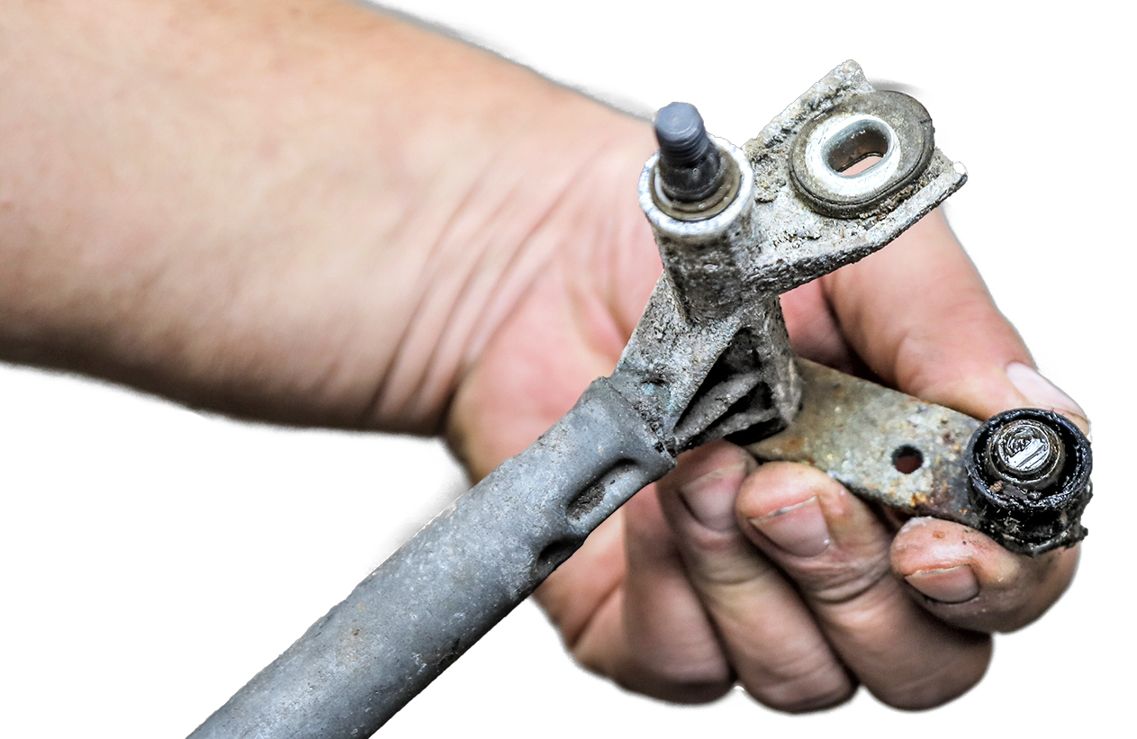 Zablokowanie mechanizmu wycieraczek