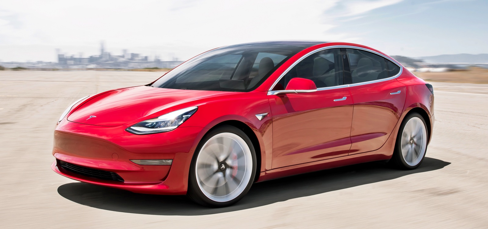 Tesla Model 3 przód