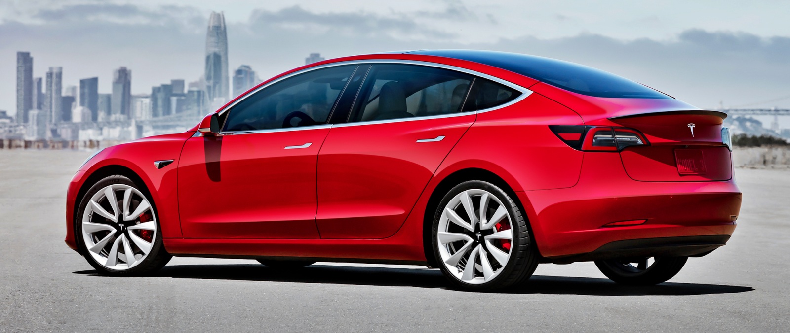 Tesla Model 3 tył