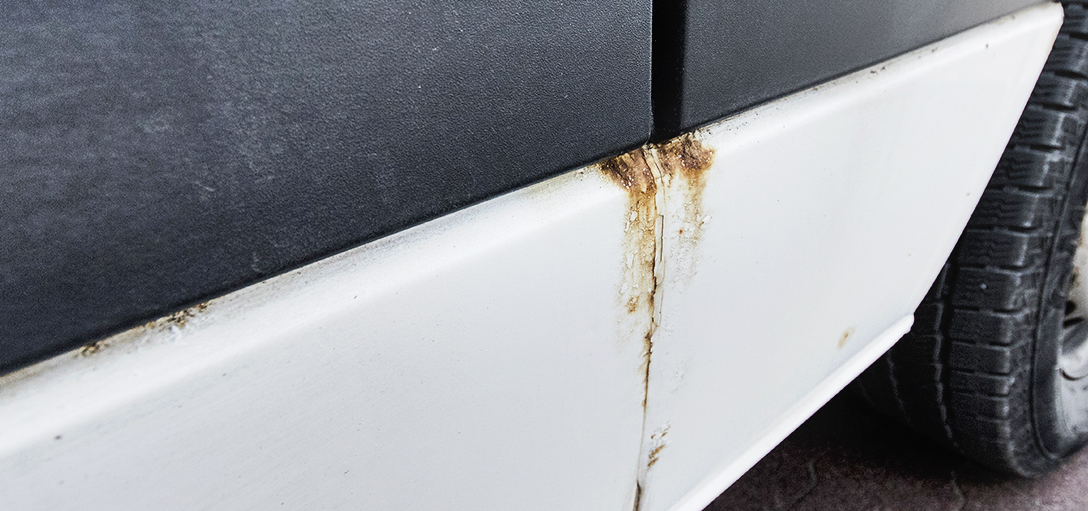 korodujące nadwozie