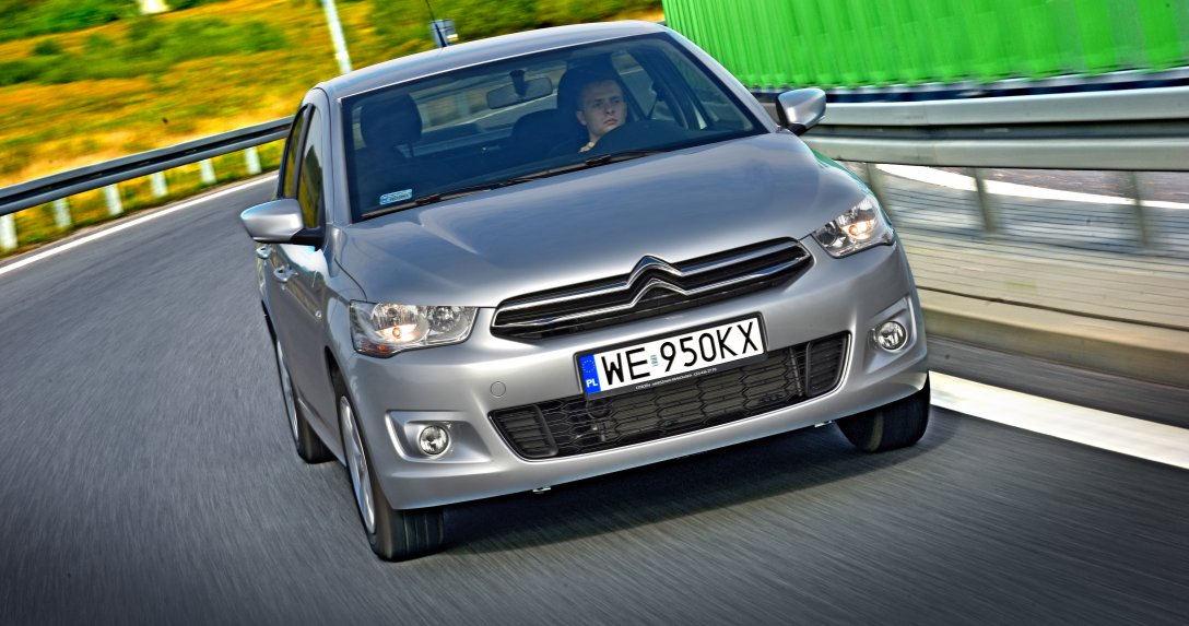 Citroen C Elysse w ruchu