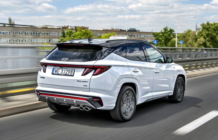 Hyundai Tucson 1.6 T-GDI 7DCT 4WD Platinum N Line - tył