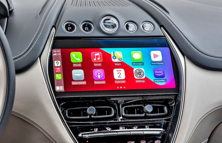 Aston Martin DBX – wyświetlacz