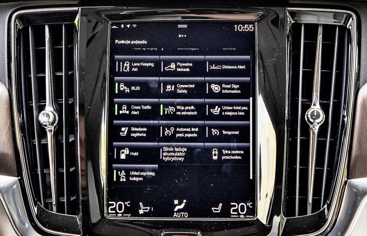 2021 Volvo S90 T8 Polestar - ekran