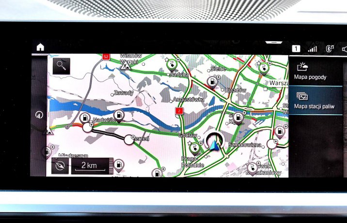 2020 BMW 330e Limuzyna - mapa