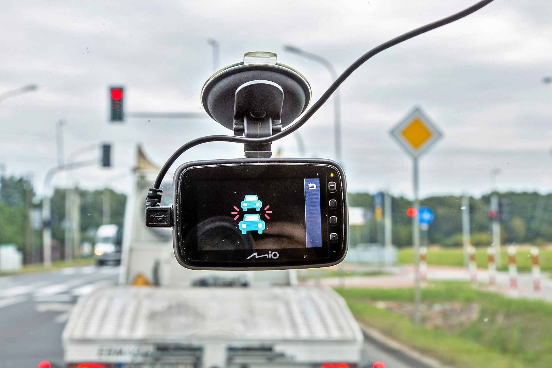 kamera pokładowa z systemem wspomagania