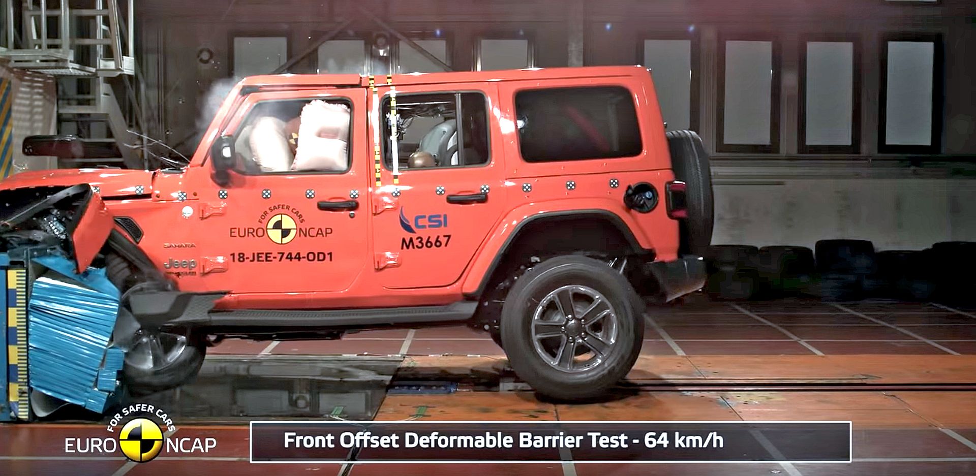 Jeep Wrangler - crash test