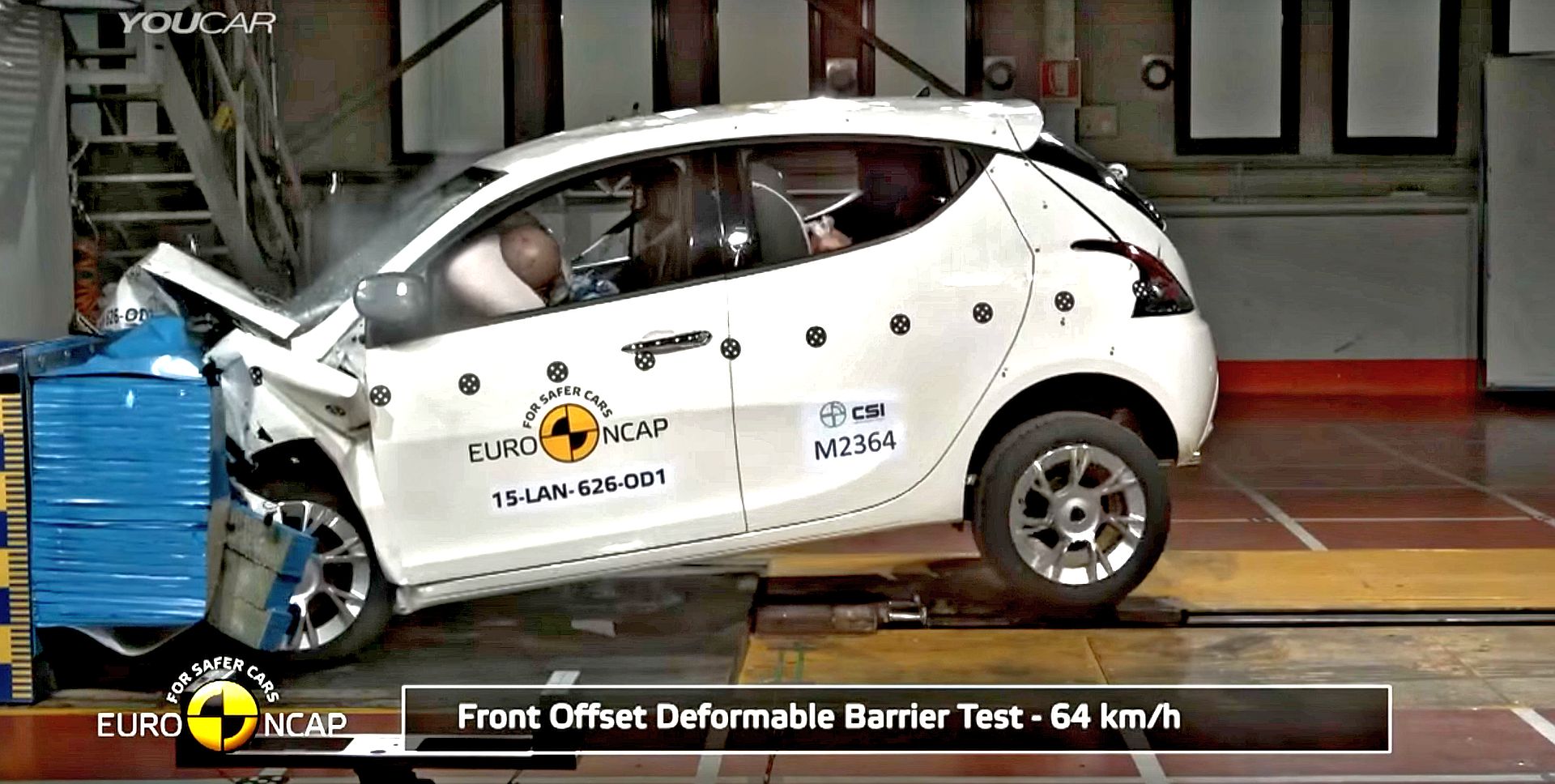 Lancia Ypsilon - crash test