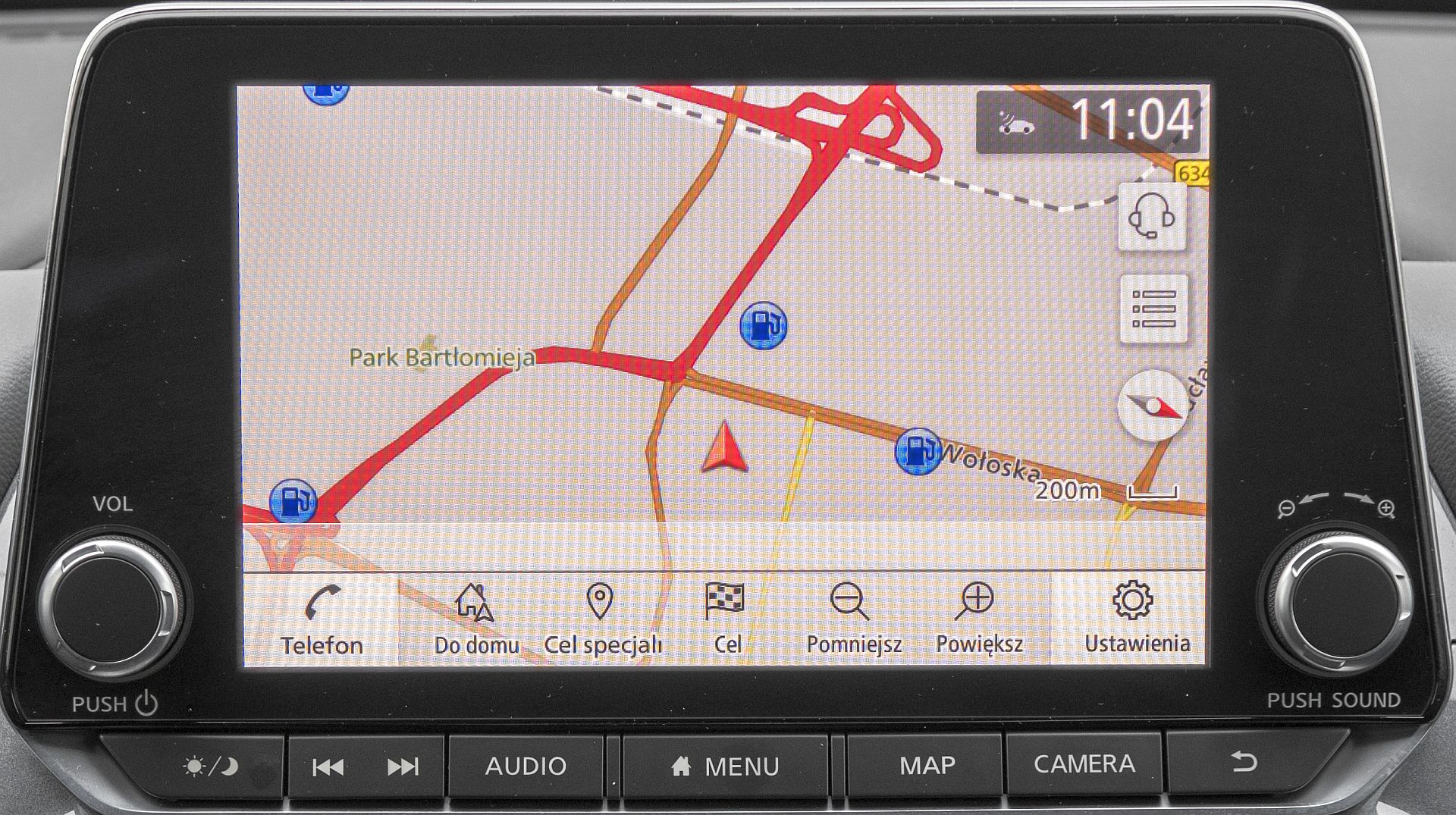 Nissan Juke - nawigacja