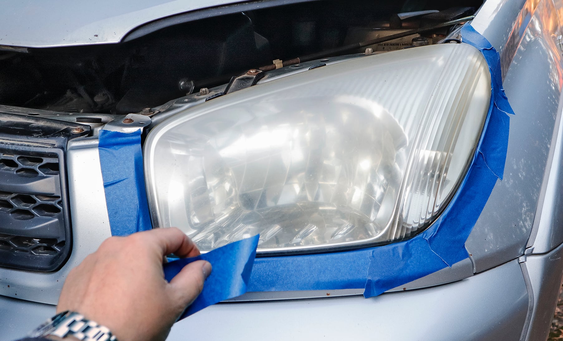 okeljanie okolic reflektora