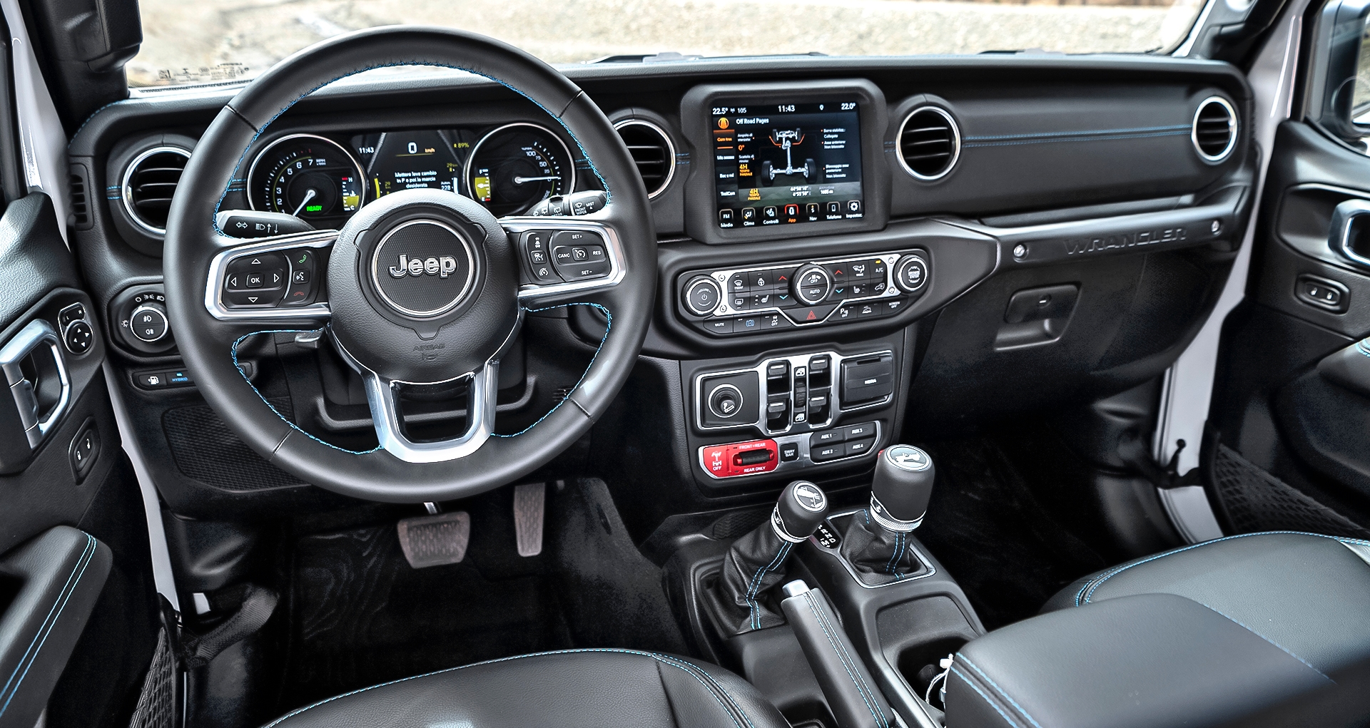 Jeep Wrangler Unlimited 4xe wnętrze