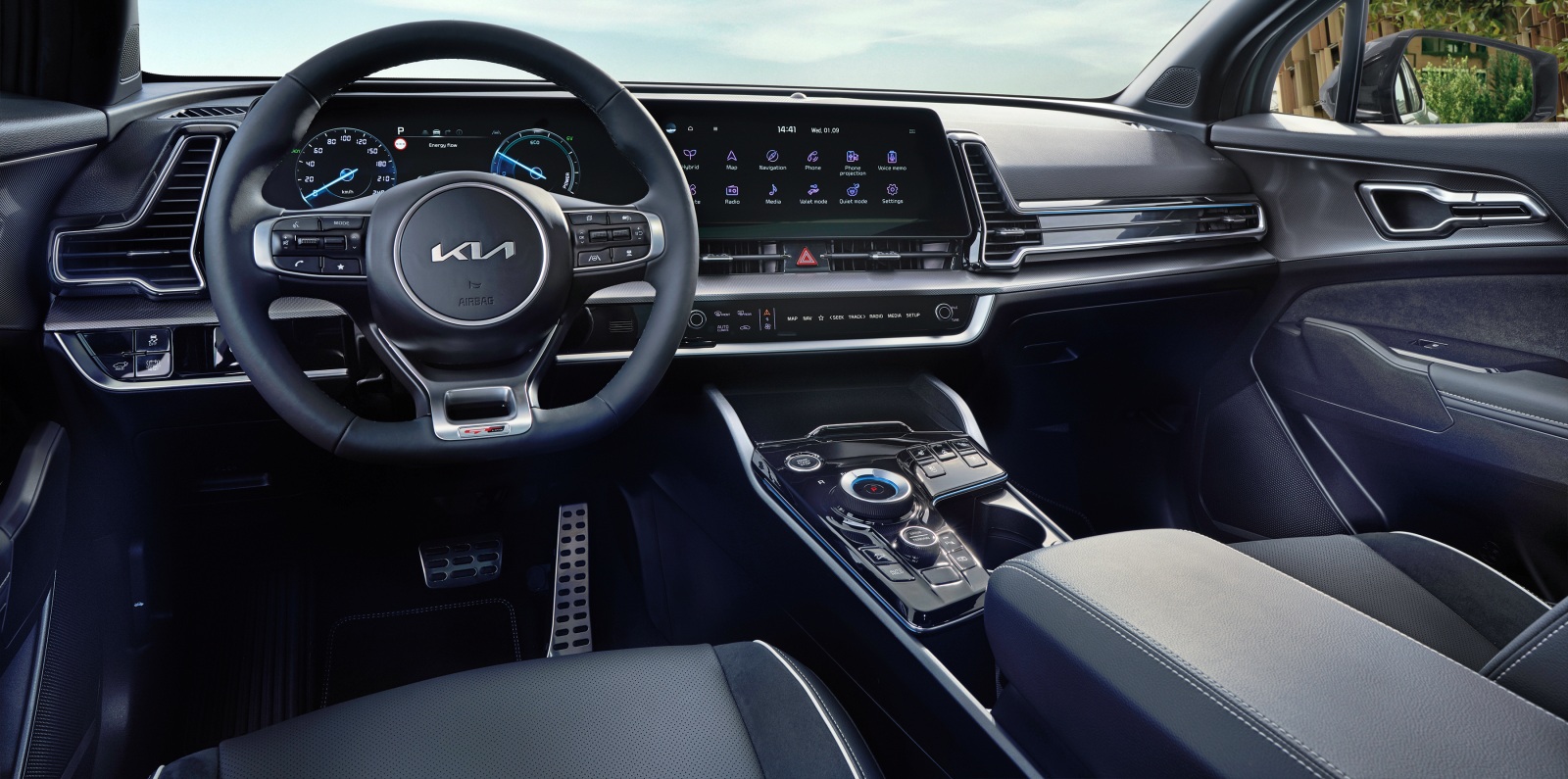 Kia Sportage deska rozdzielcza