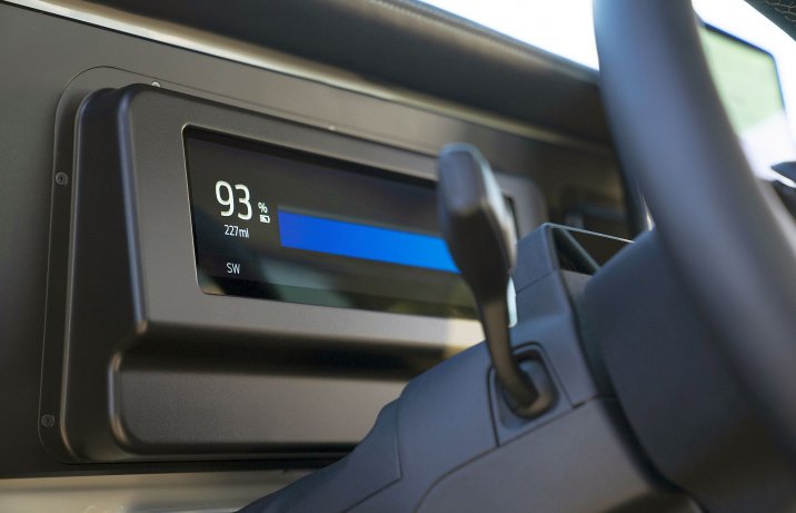 Elektryczny Ford F-100 z 1978 r. - ekran