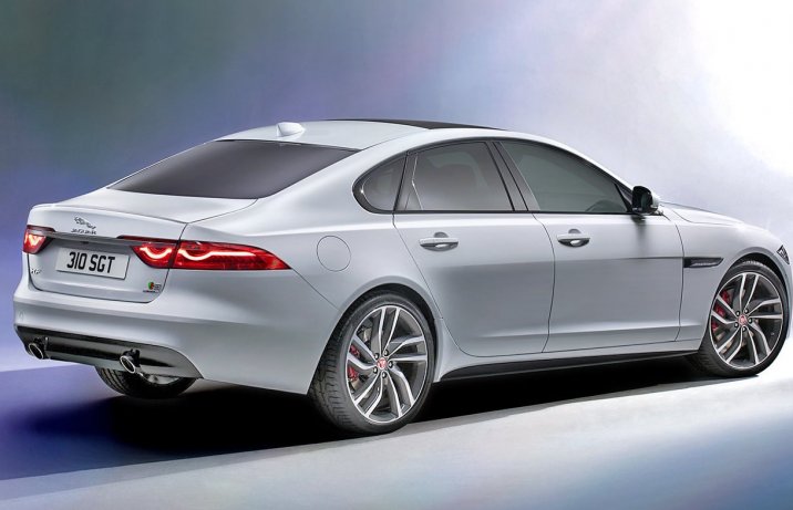 Jaguar XF (X260) tył i bok