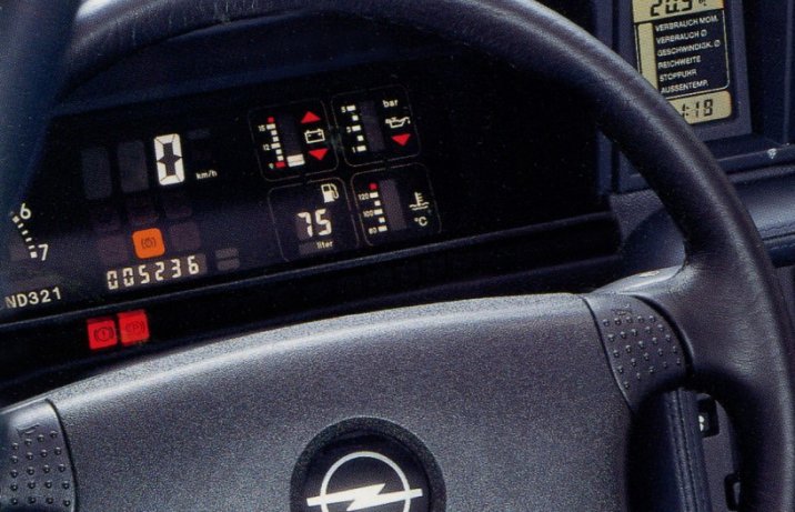 Opel Senator B wskaźniki