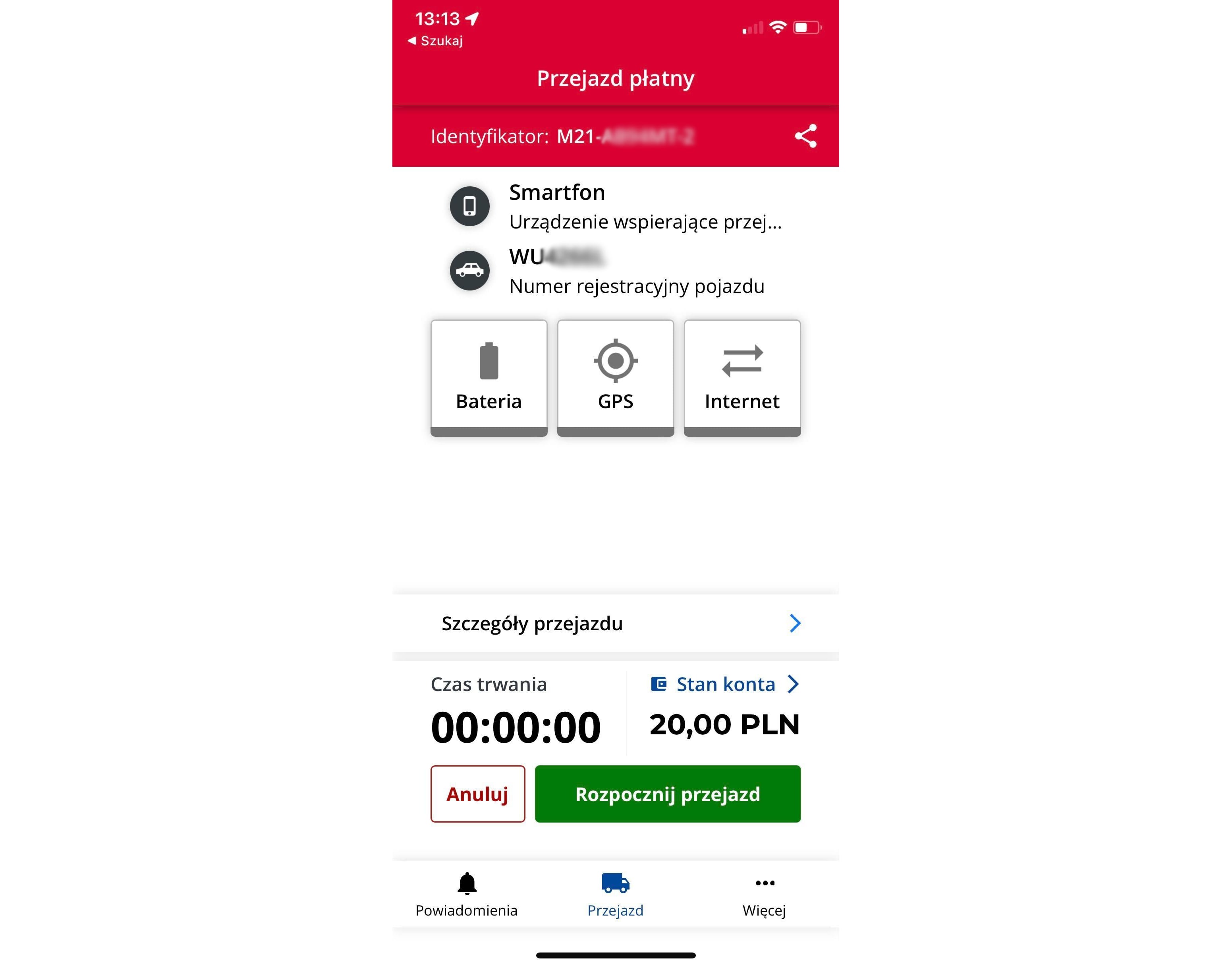aplikacja e-TOLL opłata za przejazd