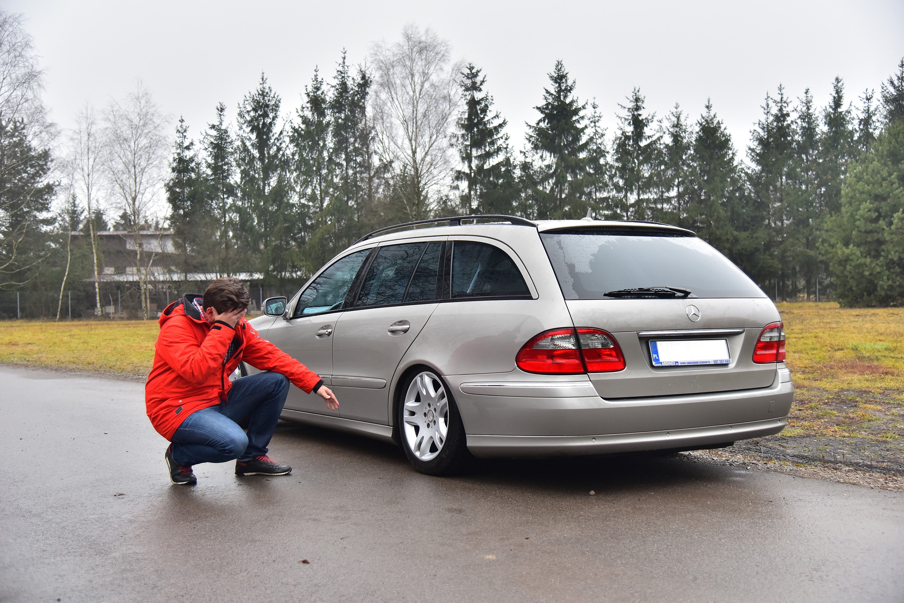 Uszkodzone zawieszenie