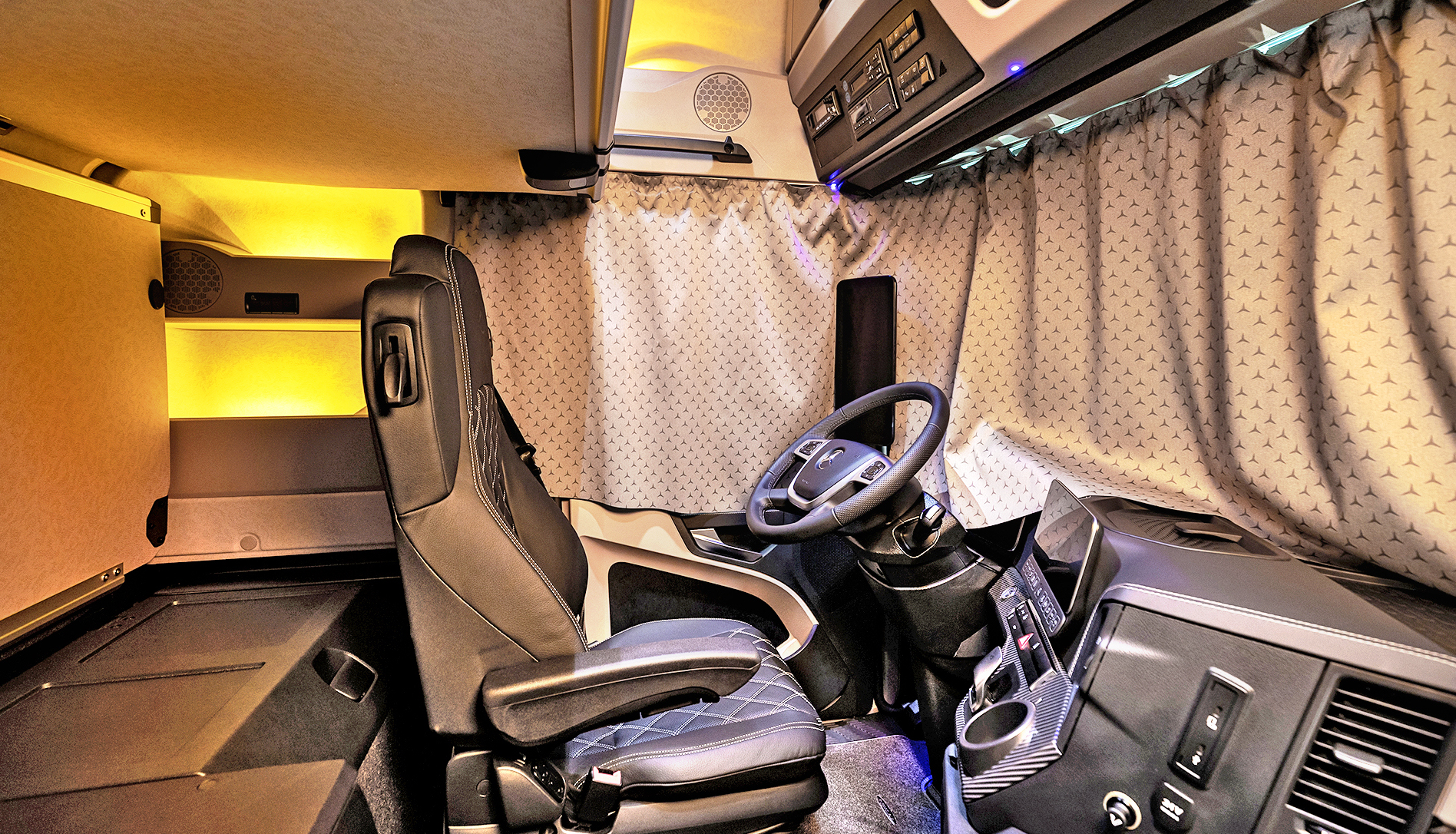 kabina ciągnika siodłowego