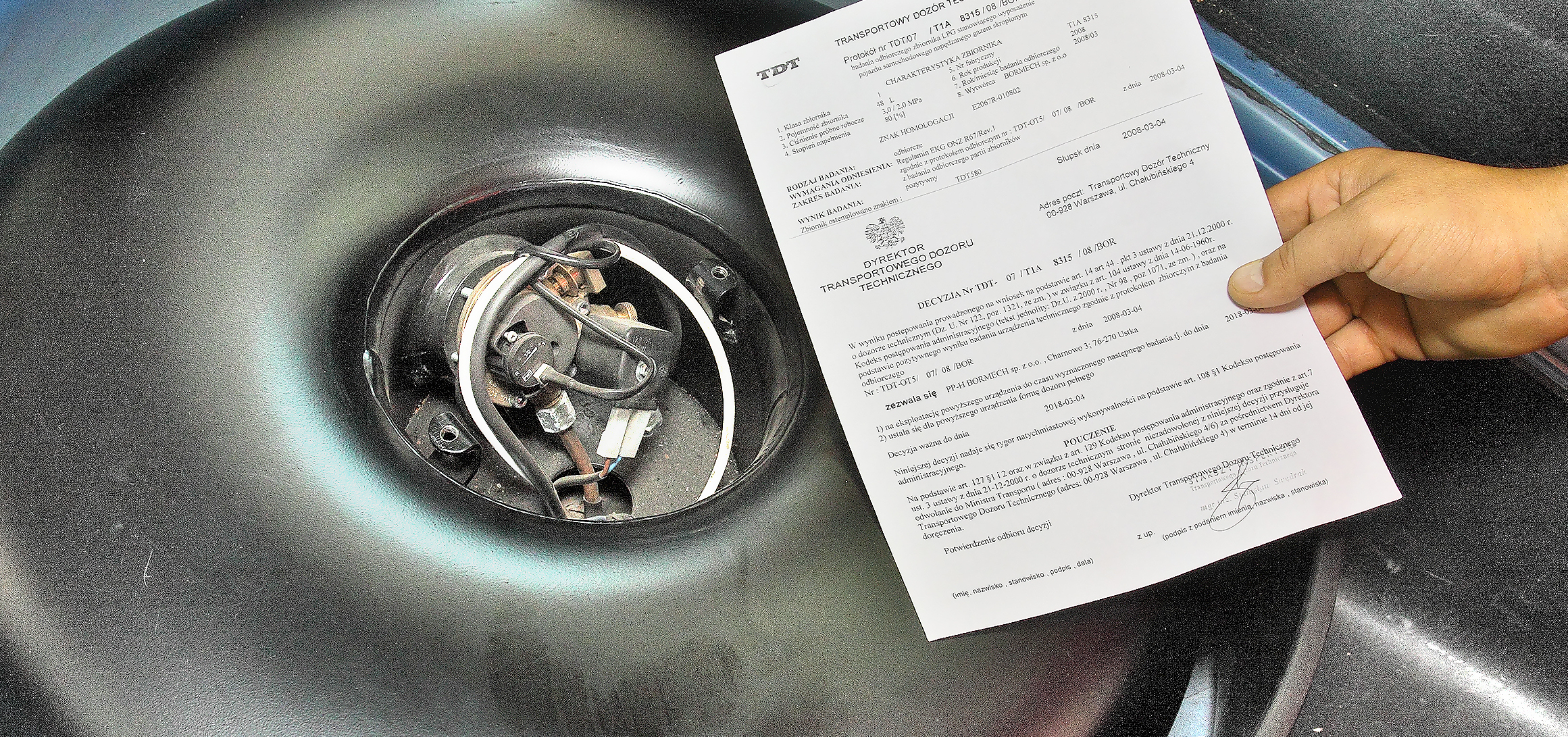 legalizacja zbiornika