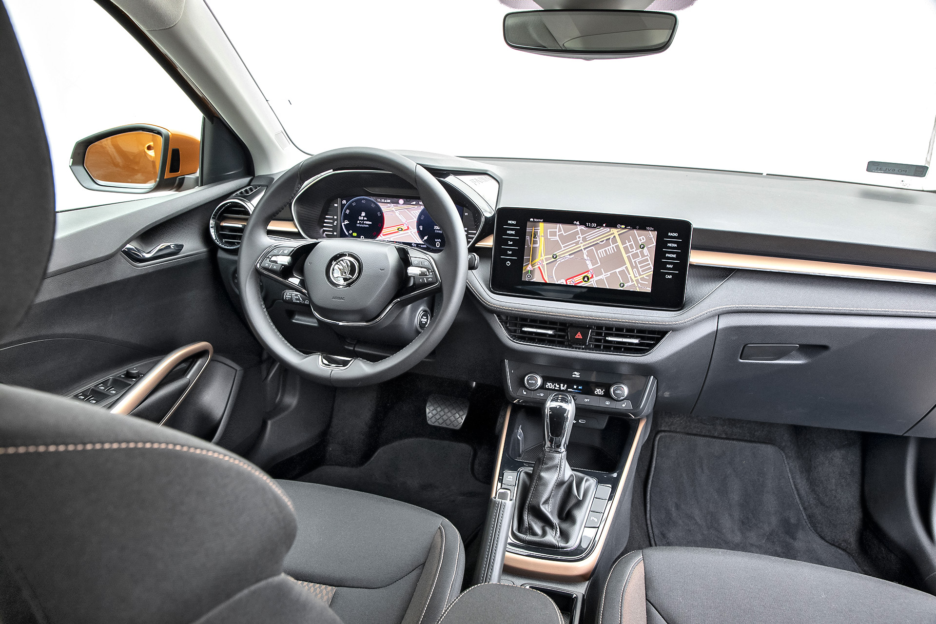 Skoda Fabia deska rozdzielcza