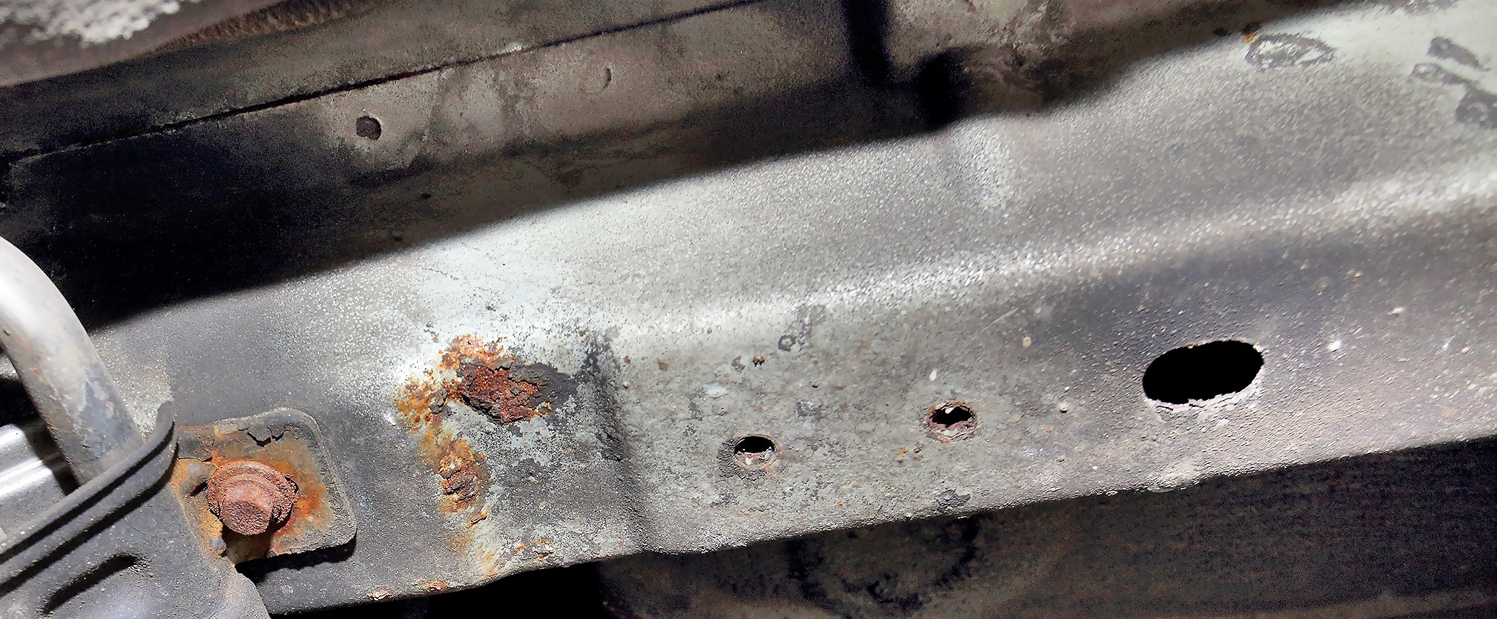 Zatkane otwory odpływowe