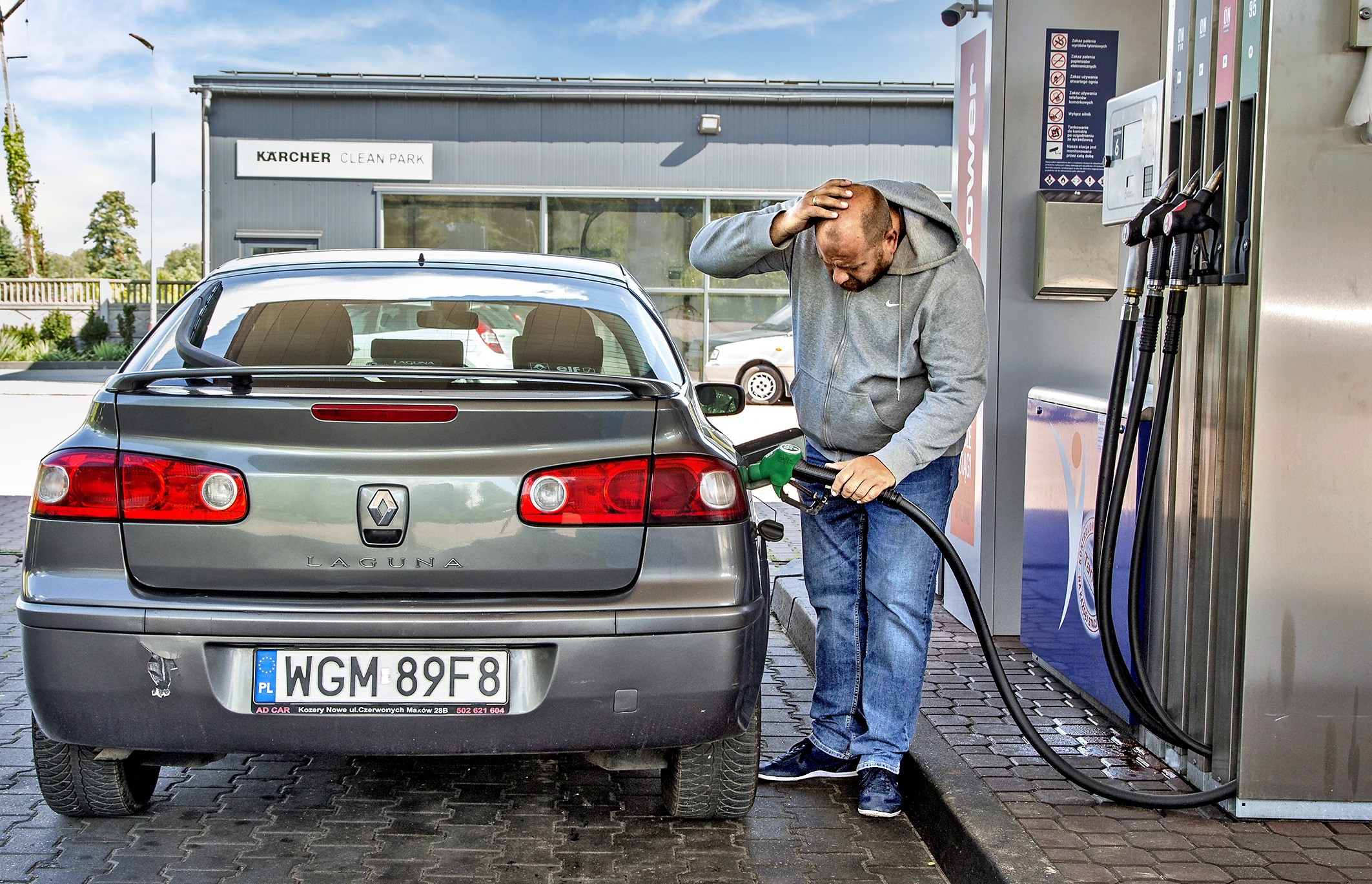 Zatankowane niewłaściwe paliwo