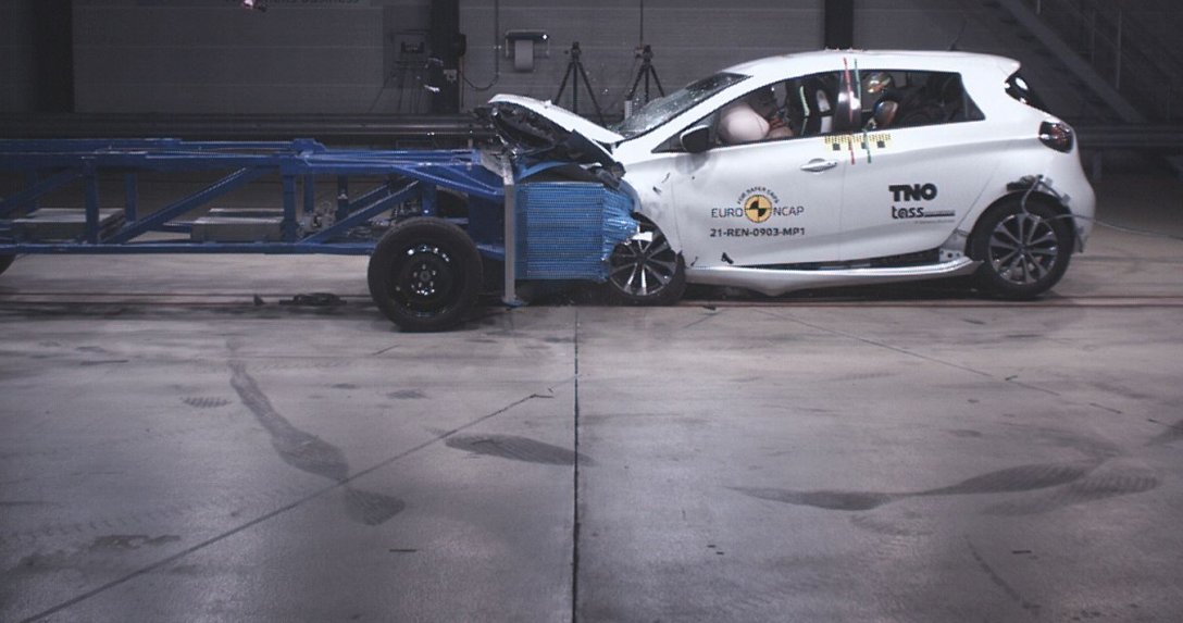 Test zderzeniowy Euro NCAP Renault Zoe