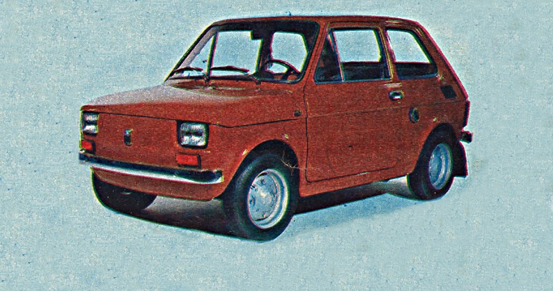 Fiat 126p przód i bok