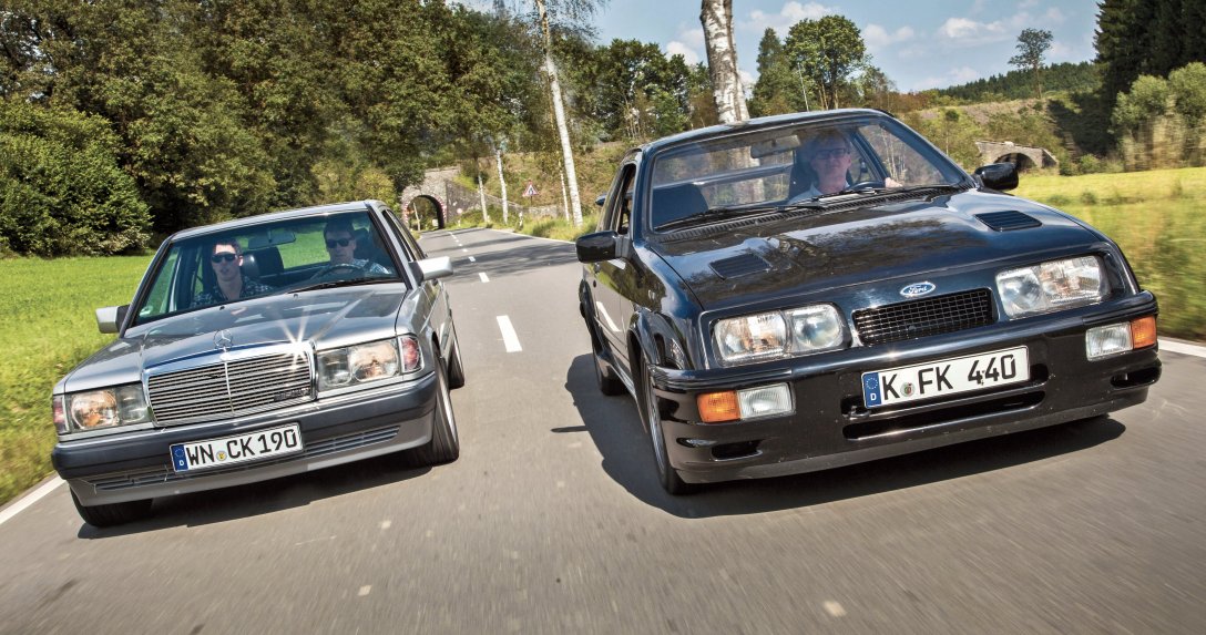 Mercedes 190 E 3.2 AMG i Ford Sierra RS Cosworth