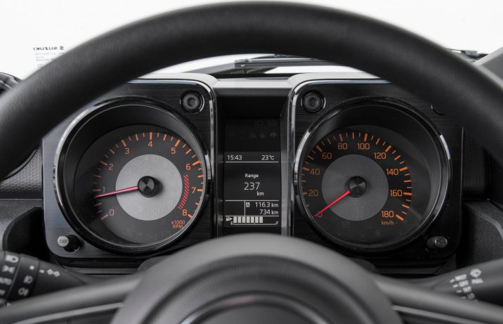 Suzuki Jimny 1.5 VVT Pro wskaźniki