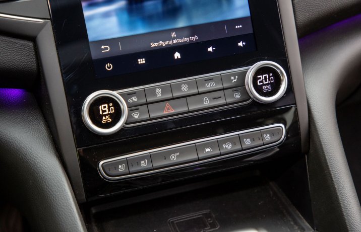 Renault Talisman Grandtour – sterowanie kilmatyzacją