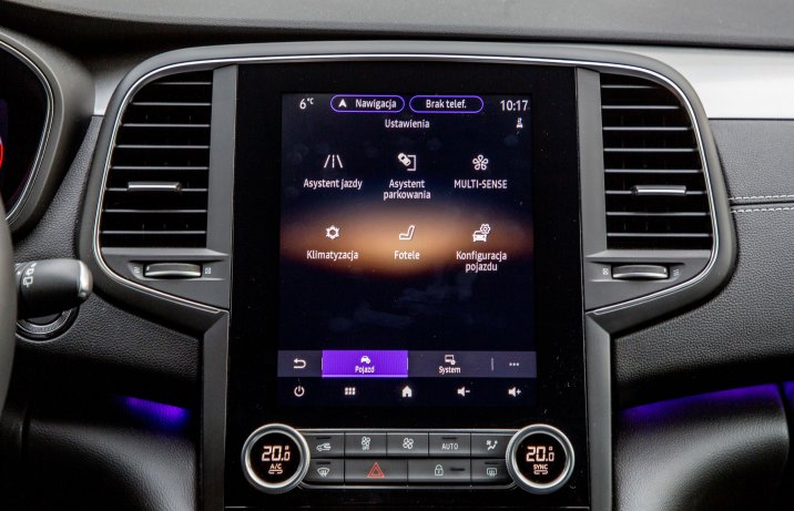 Renault Talisman Grandtour – ekran centralny