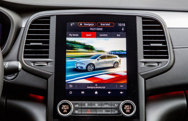 Renault Talisman Grandtour – ekran centralny
