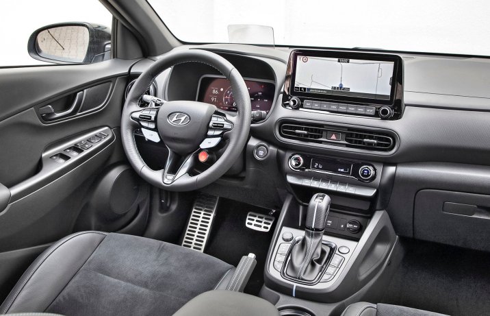 Hyundai Kona N – deska rozdzielcza