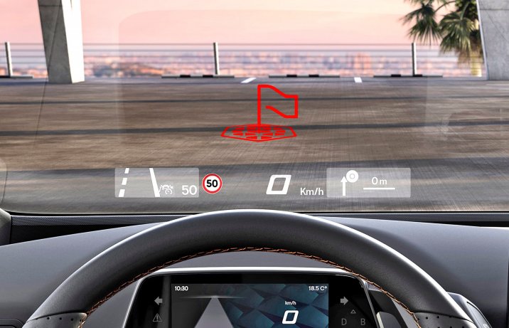 Cupra Born – head up display