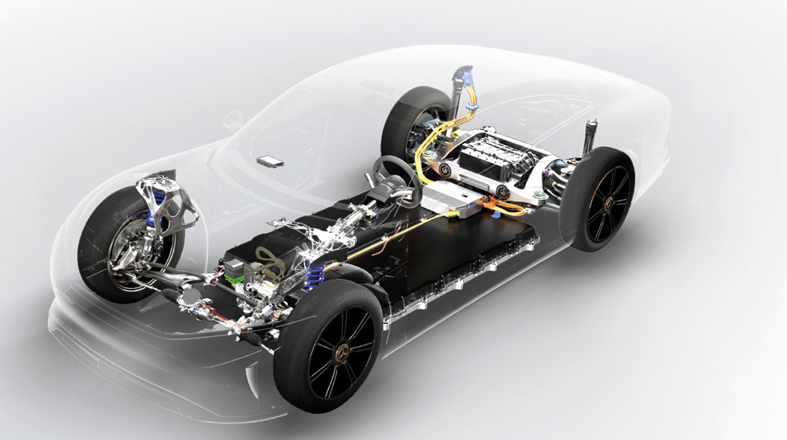 Mercedes EQXX przekrój