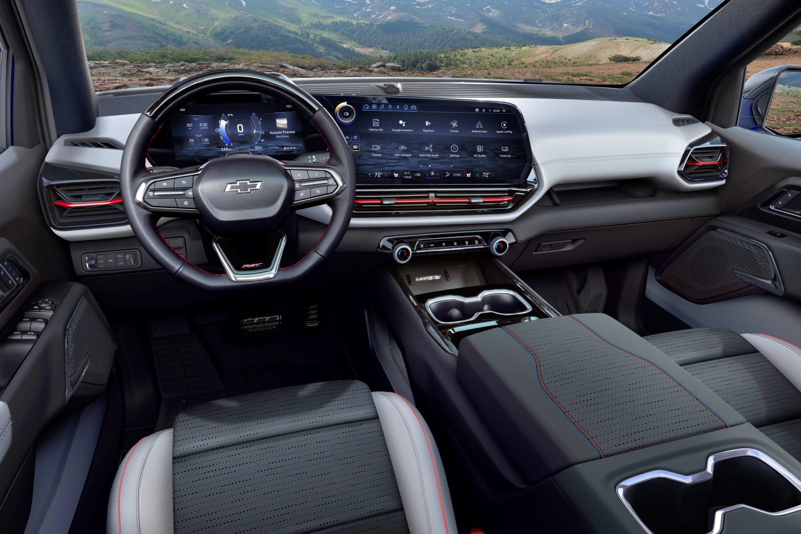 Chevrolet Silverado EV deska rozdzielcza