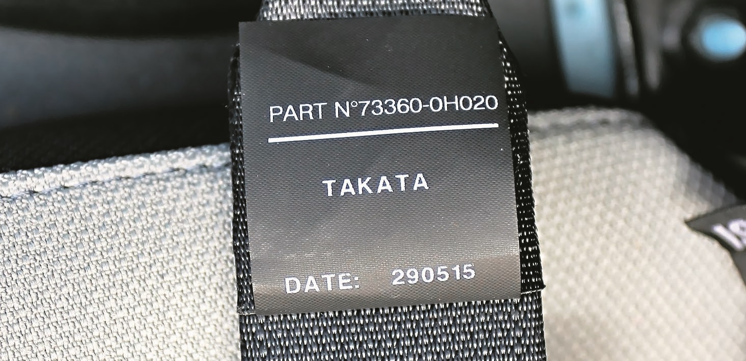 Data produkcji pasów bezpieczeństwa