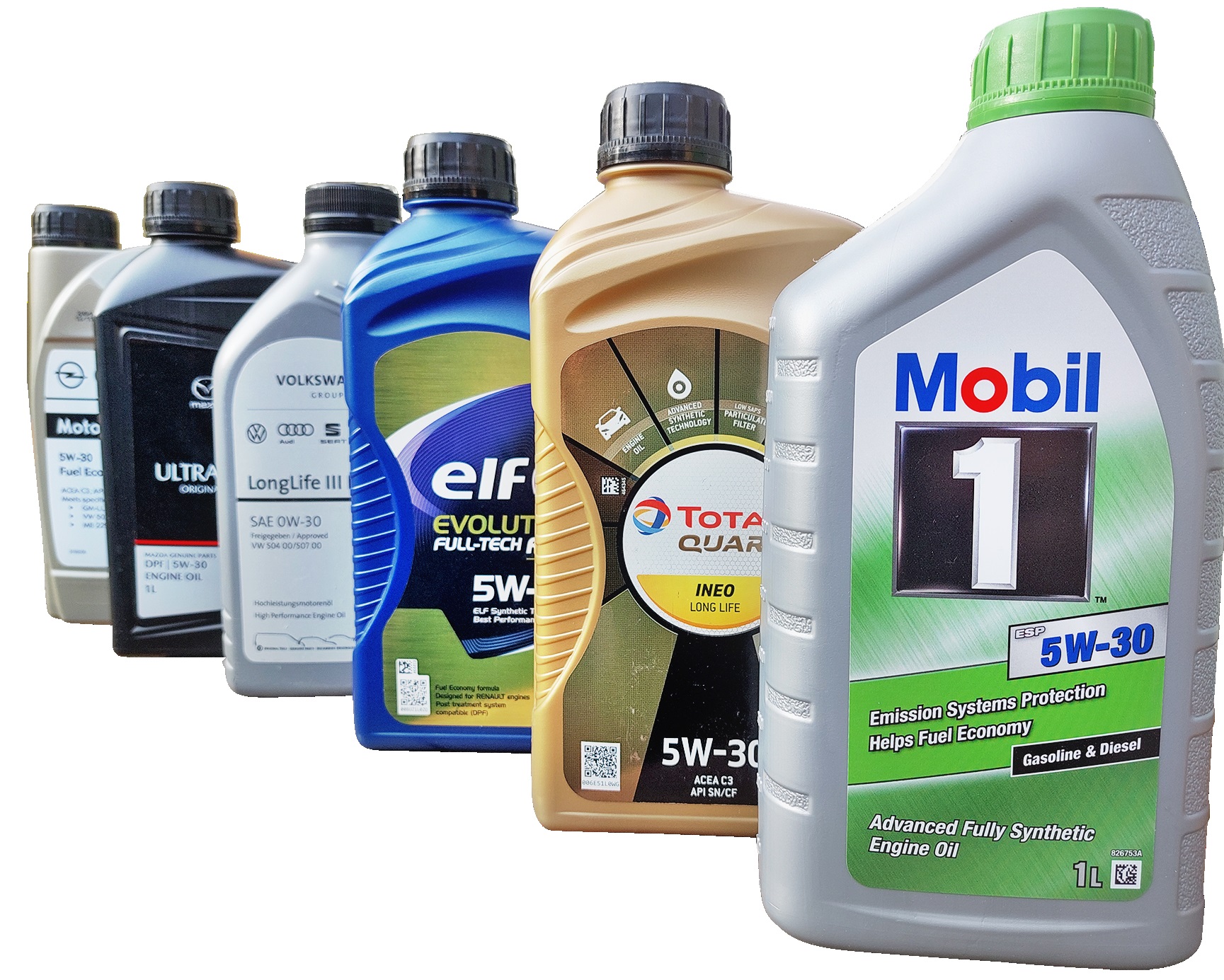 Oleje koncernów samochodowych i olejowych