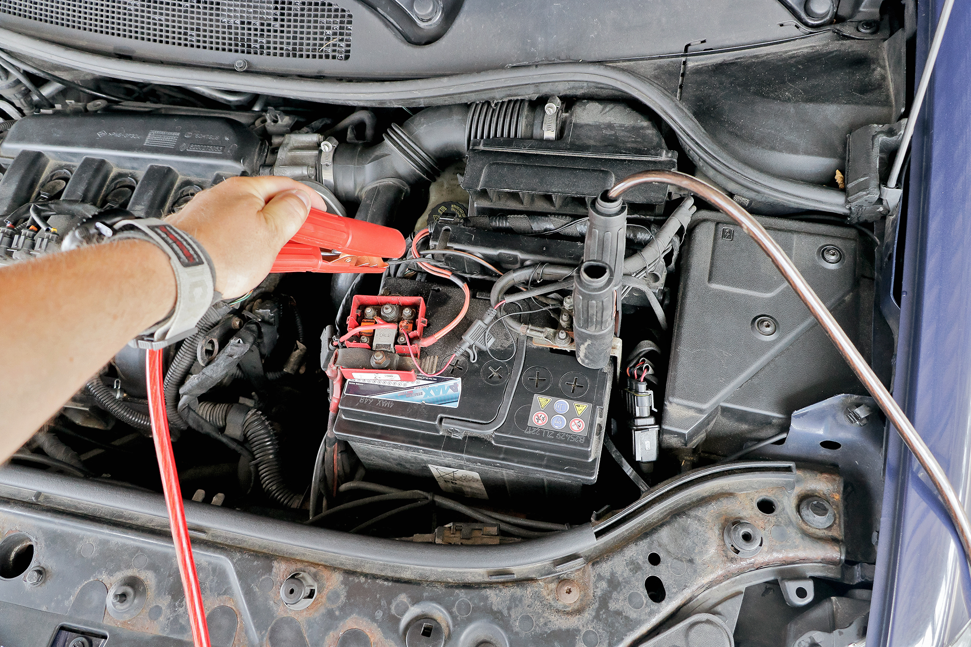 Rozladowany akumulator