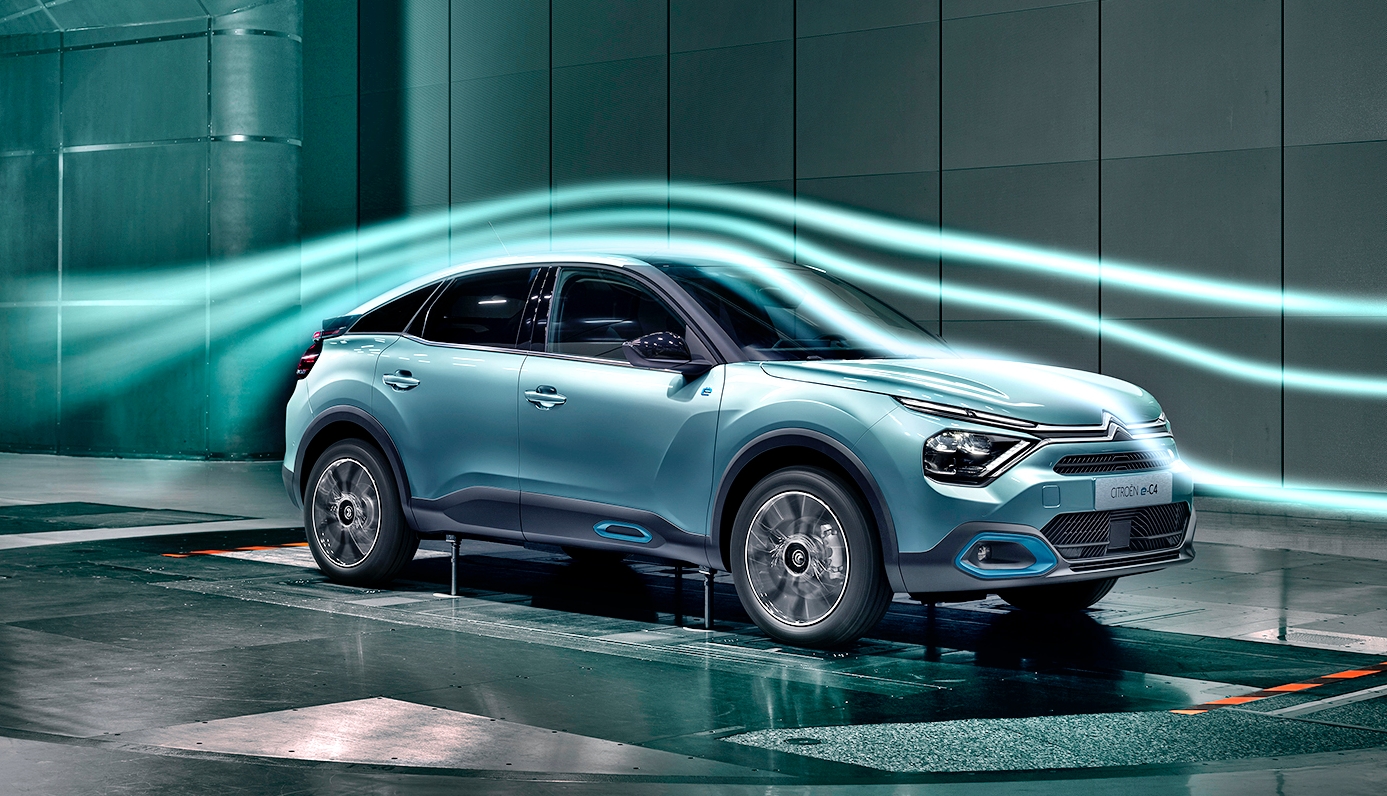 Citroën ë-C4 test aerodynamiki