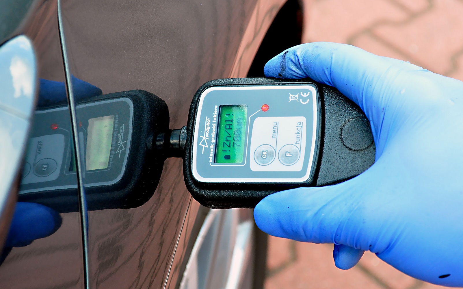 pomiar grubości lakieru