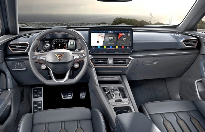 Cupra Formentor deska rozdzielcza